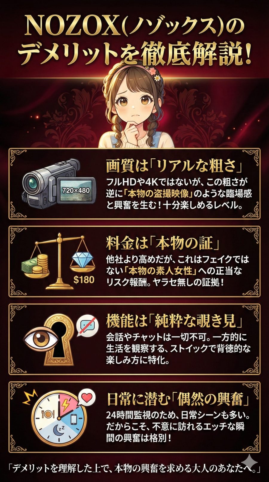 NOZOX(ノゾックス)のデメリット