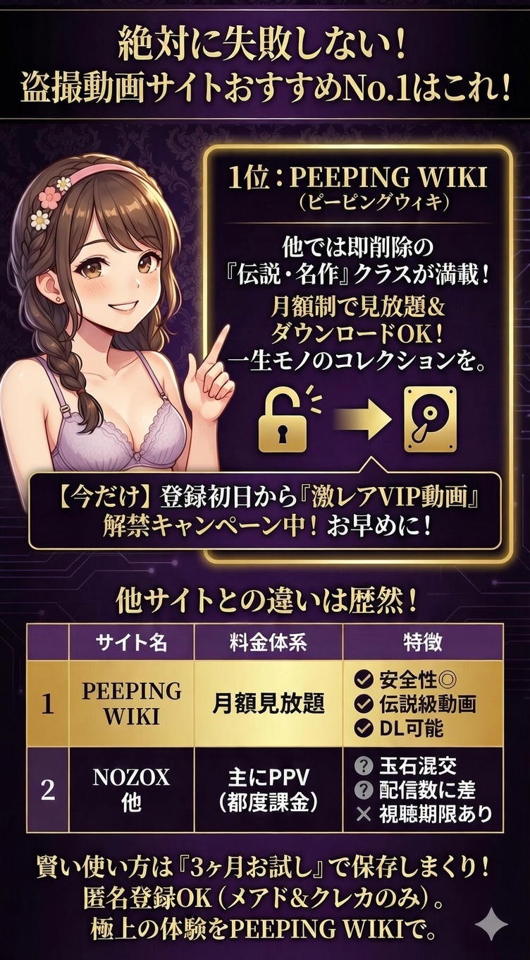 盗撮動画サイトおすすめ人気ランキング8選