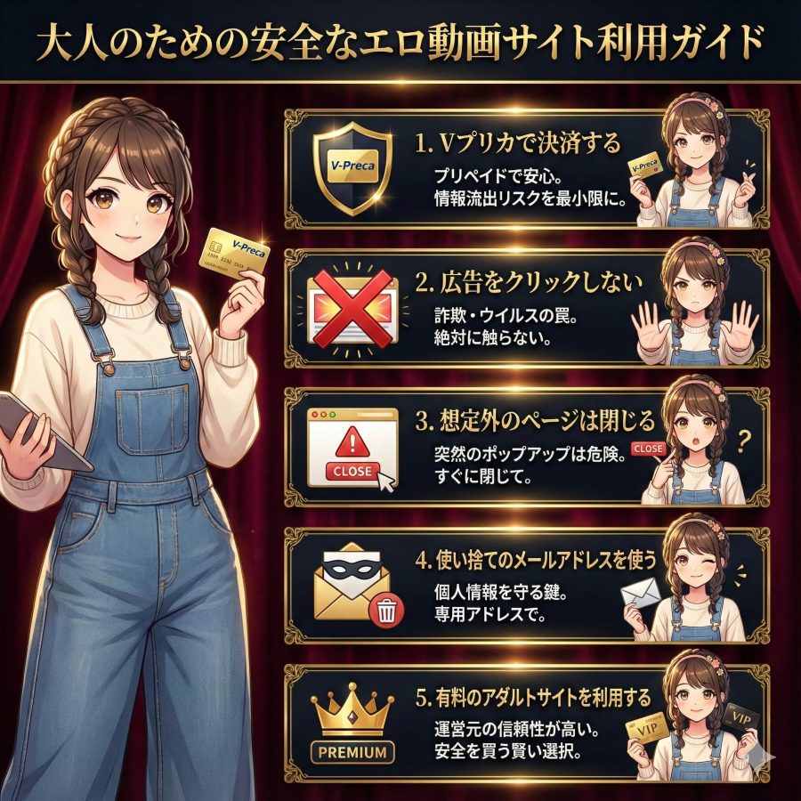 安全にエロ動画サイトを使う方法