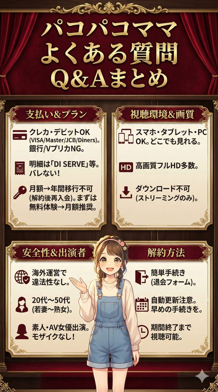 パコパコママのよくある質問