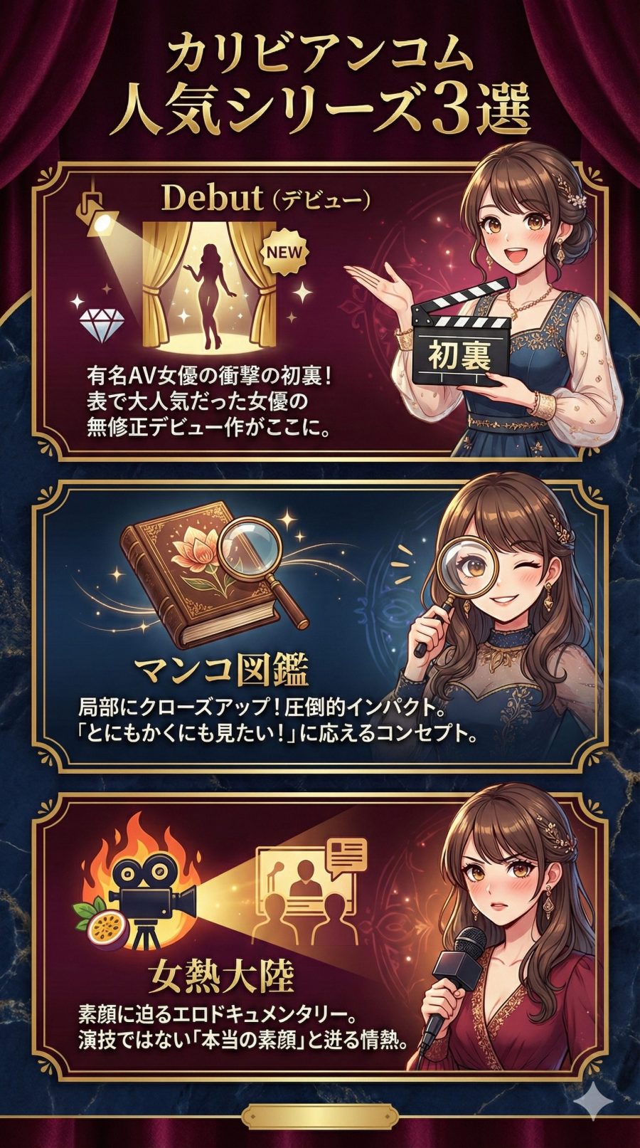 カリビアンコムでおすすめの人気シリーズ3選