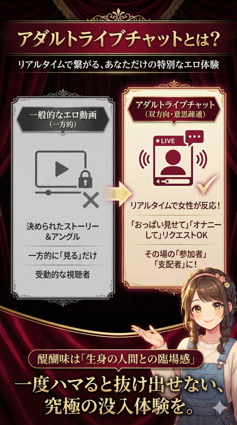 アダルトライブチャットとは？