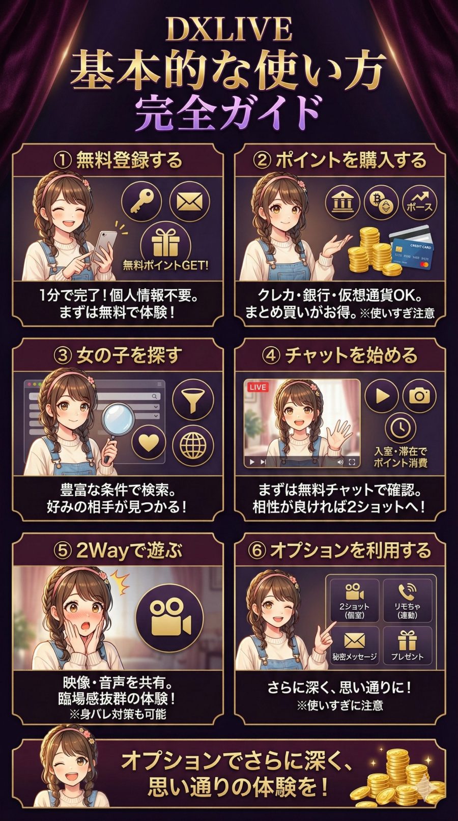 DXLIVEの基本的な使い方