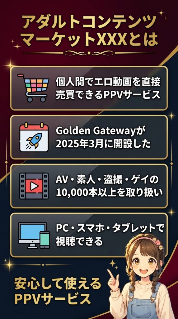 アダルトコンテンツマーケットXXXとは