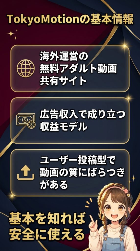 TokyoMotionの基本情報