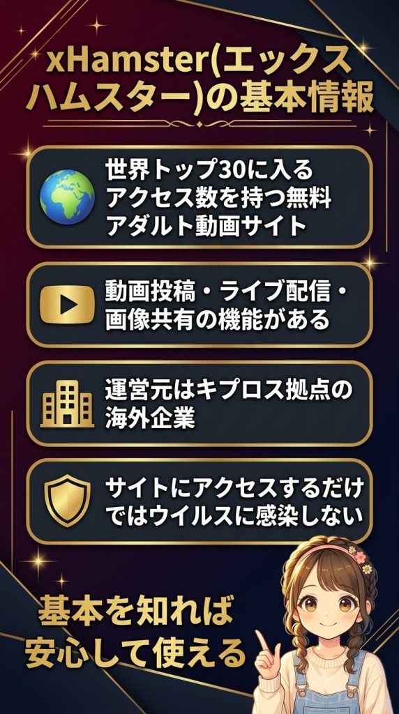 xHamster(エックスハムスター)の基本情報