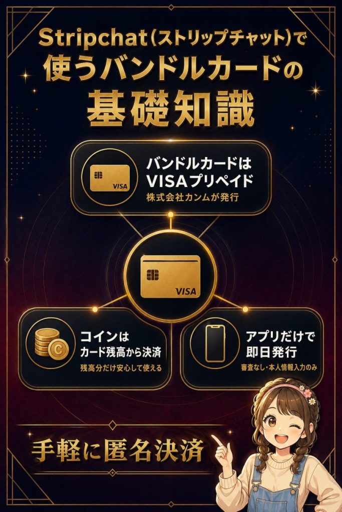 Stripchat(ストリップチャット)で使うバンドルカードの基礎知識