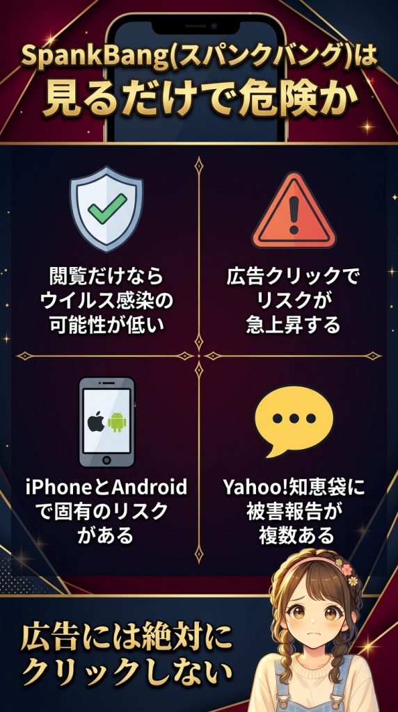 SpankBang(スパンクバング)は見るだけで危険か