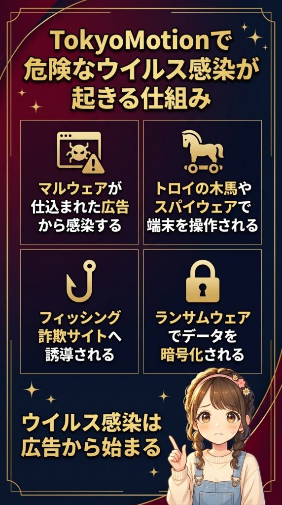TokyoMotionで危険なウイルス感染が起きる仕組み