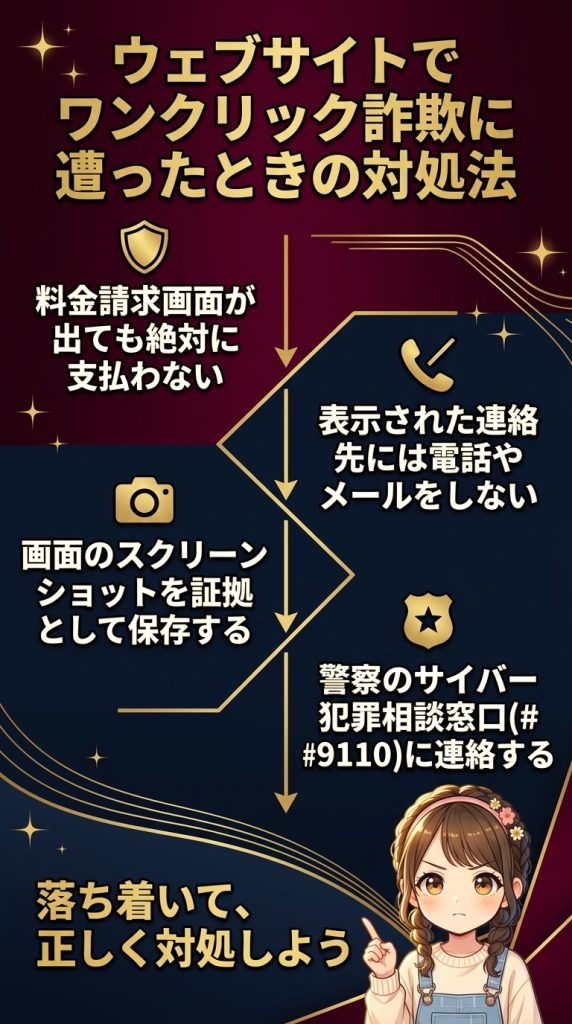 xHamster(エックスハムスター)でワンクリック詐欺に遭ったときの対処法