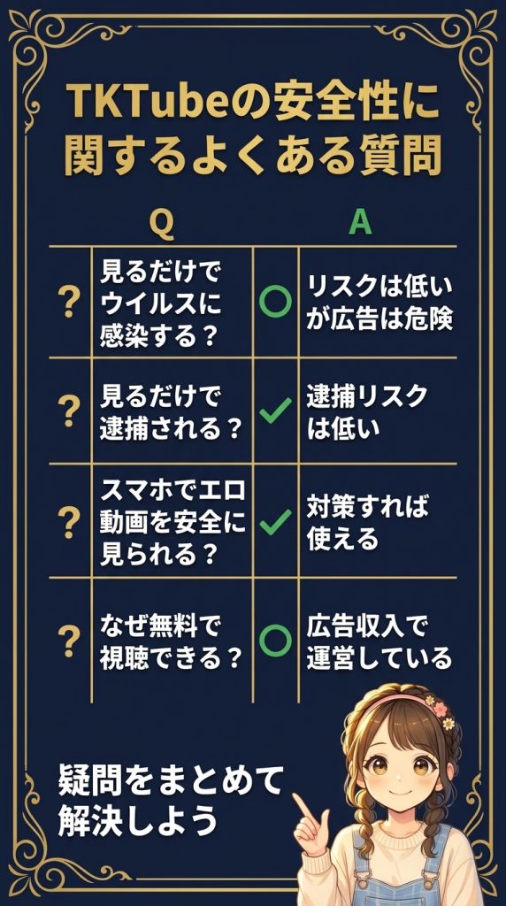 TKTubeの安全性に関するよくある質問