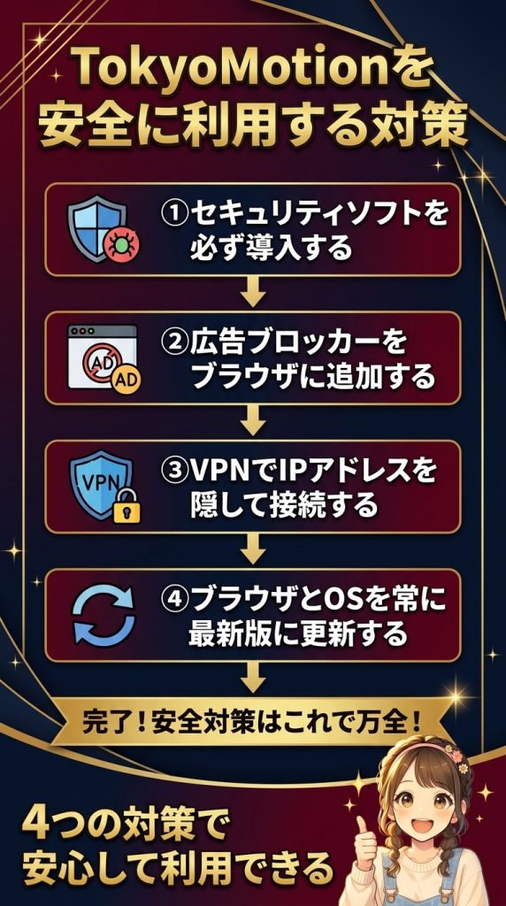 TokyoMotionを安全に利用する対策