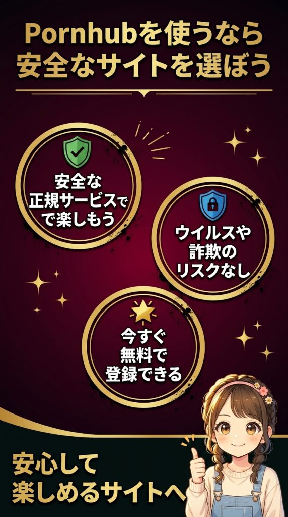 Pornhubを使うなら安全なサイトを選ぼう