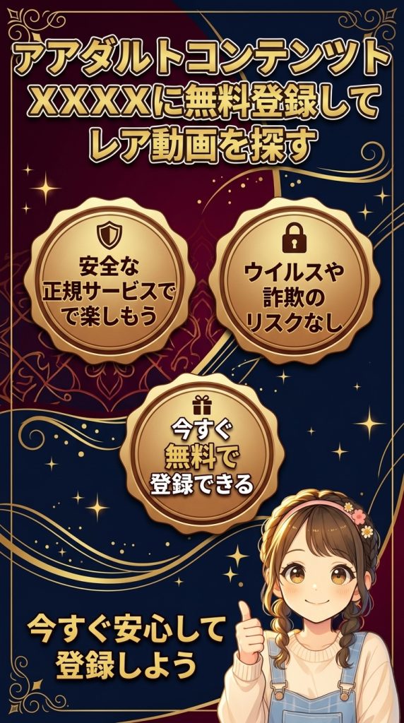 アダルトコンテンツマーケットXXXに無料登録してレア動画を探そう