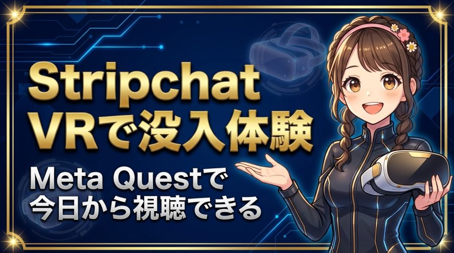Stripchat VRの始め方【Meta Quest対応・料金と安全性まで完全解説】
